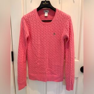 Pink size M Lilly Pulitzer cable knit sweater